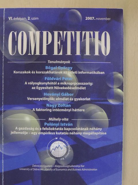 Ádám Zoltán - Competitio 2007. november [antikvár]