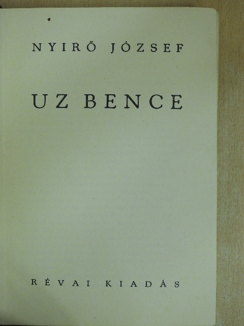 Nyirő József - Uz Bence [antikvár]