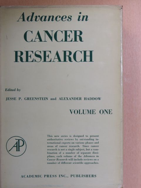 C. A. Coulson - Advances in Cancer Research 1. [antikvár]