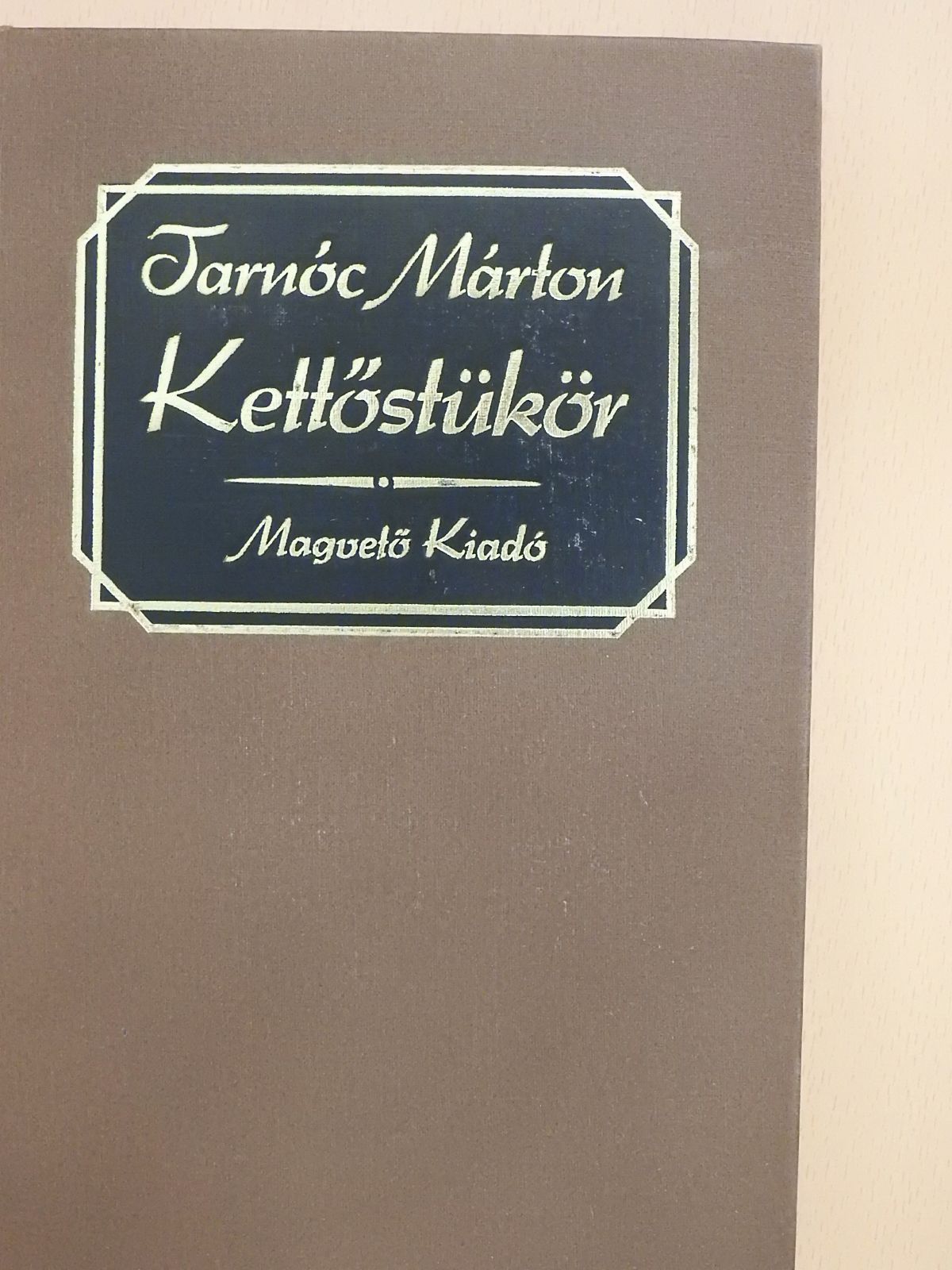 Tarnóc Márton - Kettőstükör (dedikált példány) [antikvár]