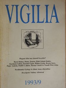 Barsi Balázs - Vigilia 1993. szeptember [antikvár]