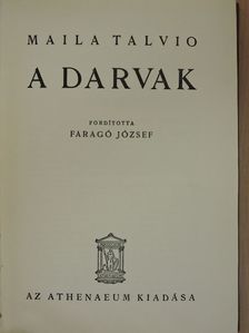 Maila Talvio - A darvak [antikvár]