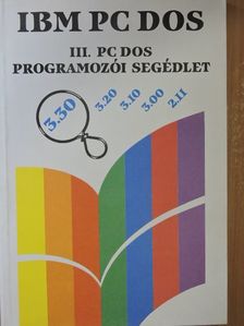 Baki Zoltán - IBM PC DOS III. [antikvár]