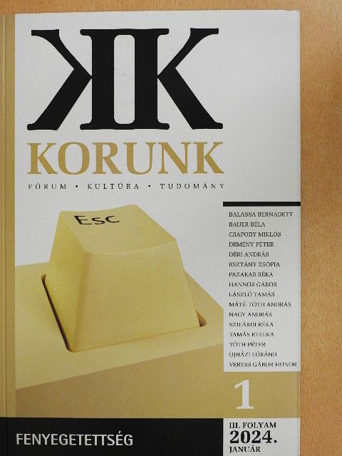 Csapody Miklós - Korunk 2024. január [antikvár]