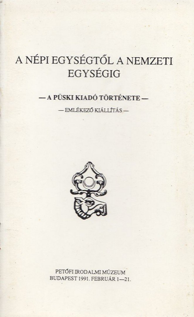 Szeredi Pál - A népi egységtől a nemzeti egységig [antikvár]