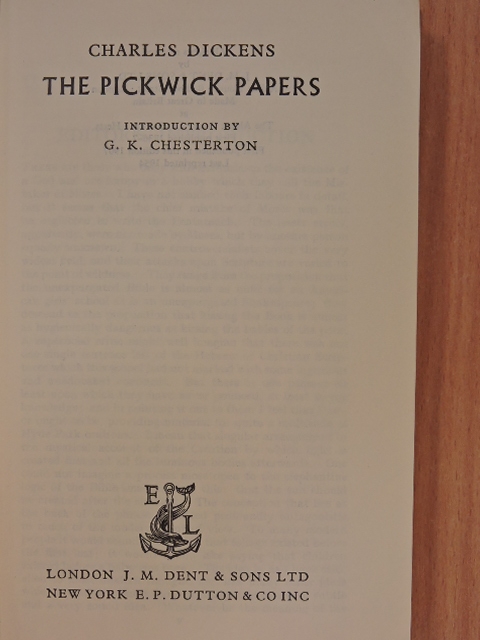 Charles Dickens - The Pickwick Papers [antikvár]