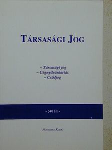 Társasági Jog [antikvár]