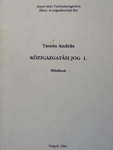 Tamás András - Közigazgatási jog I. [antikvár]