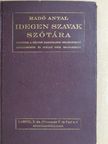 Idegen szavak szótára [antikvár]