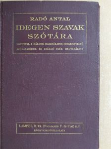 Idegen szavak szótára [antikvár]