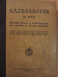 Gazdaságtan III/6-7. [antikvár]