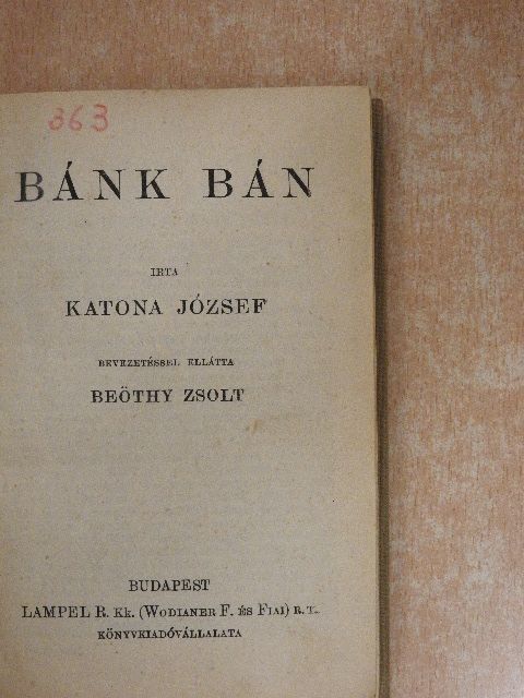 Berzsenyi Dániel - Bánk bán/Apró elbeszélések/Berzsenyi Dániel válogatott versei [antikvár]