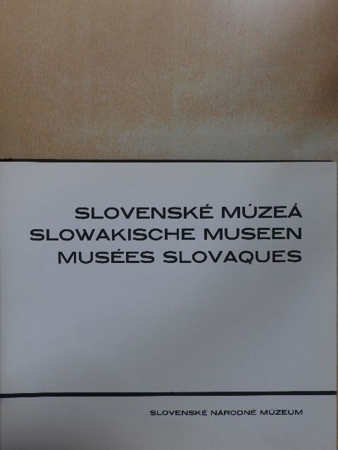 Anna Marcinková - Slovenské Múzeá [antikvár]