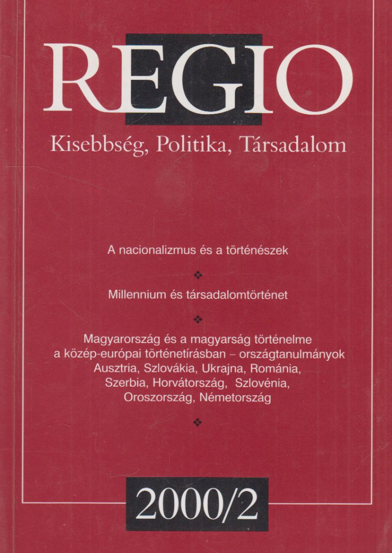 Bárdi Nándor, Több szerző - Regio 2000/2. [antikvár]