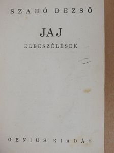 Henri Barbusse - Jaj/Tűz [antikvár]