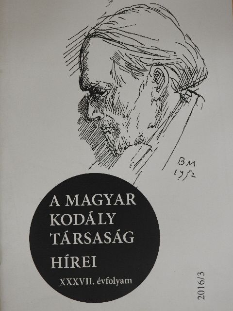 Ittzés Mihály - A Magyar Kodály Társaság Hírei 2016/3. [antikvár]
