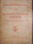 Dr. Orovecz Béla - Elsősegélynyujtási ismeretek [antikvár]