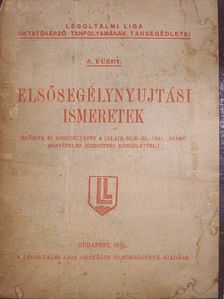 Dr. Orovecz Béla - Elsősegélynyujtási ismeretek [antikvár]