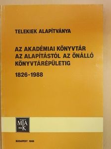 Balázs Judit - Telekiek alapítványa 1826-1988 [antikvár]