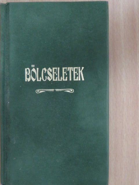 Bölcseletek [antikvár]