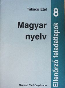 Takács Etel - Magyar nyelvi feladatlapok 8. [antikvár]