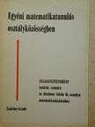 Dr. Kőhegyi Jánosné - Egyéni matematikatanulás osztályközösségben [antikvár]