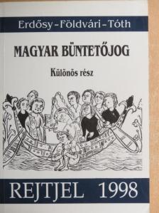 Erdősy Emil - Magyar büntetőjog [antikvár]