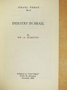 Dr. A. Marcus - Industry in Israel [antikvár]