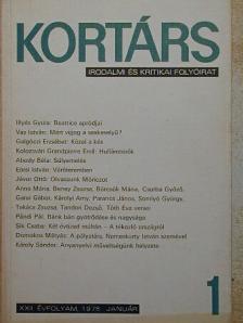 Abody Béla - Kortárs 1978. január [antikvár]