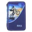 BMX mintás kétemeletes tolltartó - töltetlen