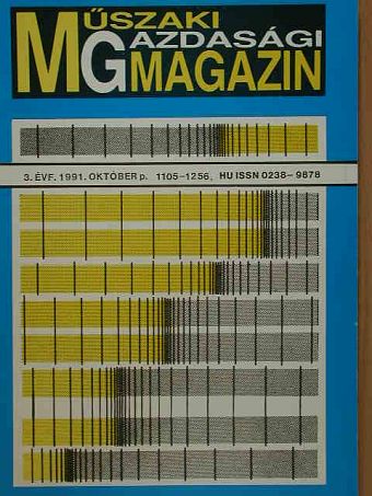 Műszaki Gazdasági Magazin 1991. október [antikvár]