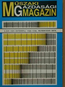 Műszaki Gazdasági Magazin 1991. október [antikvár]