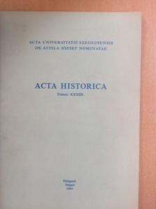 N. E. Zasztenker - Acta Historica Tomus XXXIII. [antikvár]