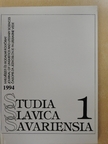 Cs. Jónás Erzsébet - Studia Slavica Savariensia 1994./1 [antikvár]