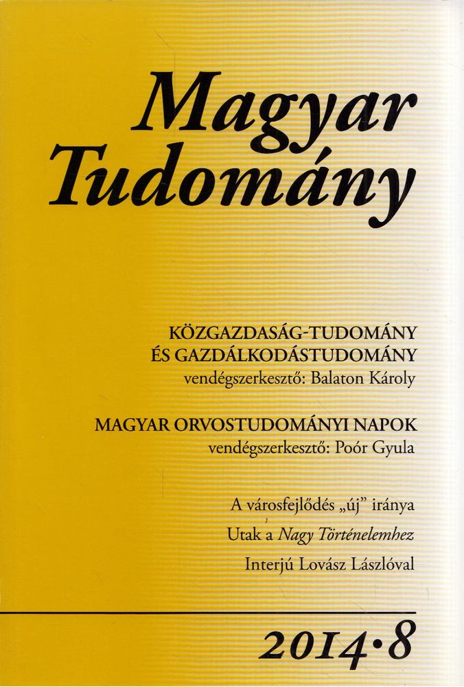 CSÁNYI VILMOS - Magyar tudomány 2014/8 [antikvár]