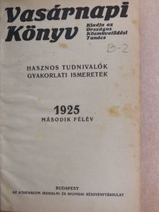 Vasárnapi Könyv 1925. II. (fél évfolyam) [antikvár]