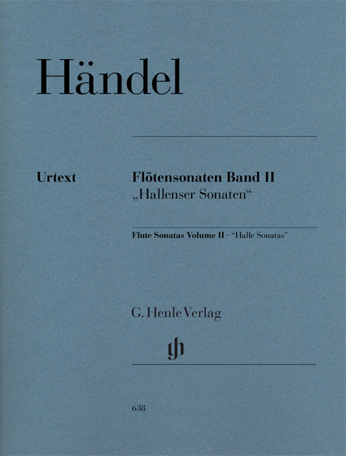 HAENDEL - FLÖTENSONATEN II FÜR FLÖTE UND KLAVIER URTEXT (BENSIECK/SCHEIDELER)