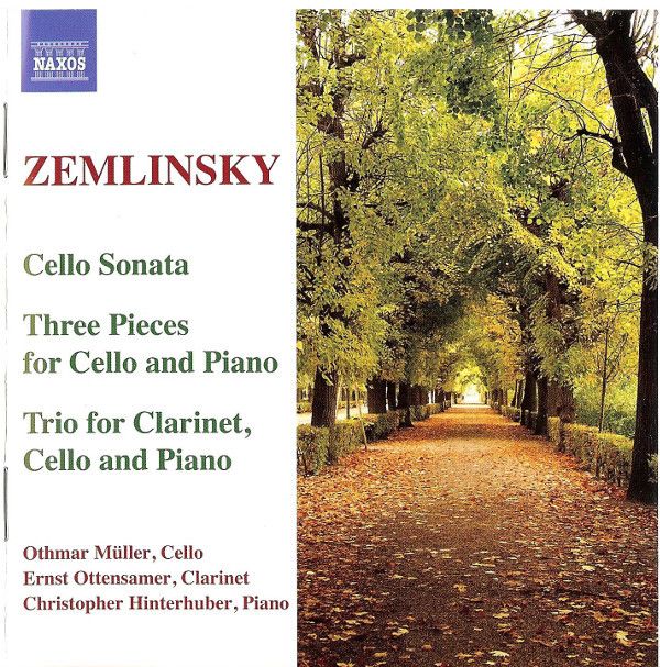 ZEMLINSKY - CELLO SONATA - CLARINET TRIO CD