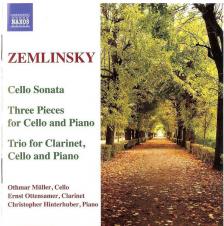 ZEMLINSKY - CELLO SONATA - CLARINET TRIO CD
