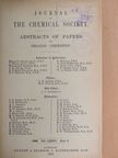 A. C. Chapman - Journal of the Chemical Society 1899/I. [antikvár]