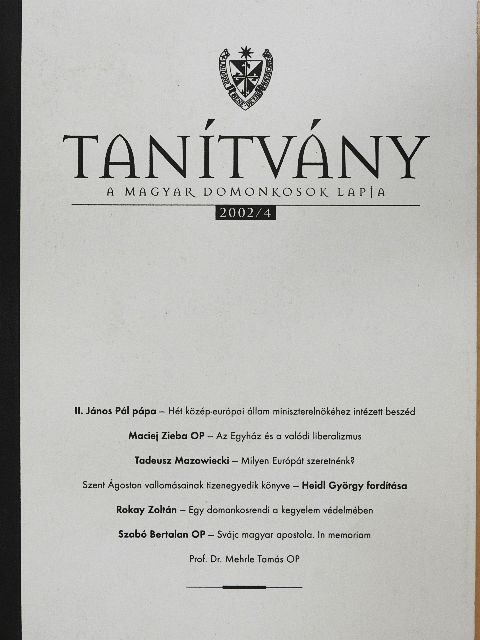 Rokay Zoltán - Tanítvány 2002/4. [antikvár]