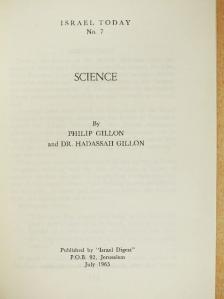 Dr. Hadassah Gillon - Science [antikvár]