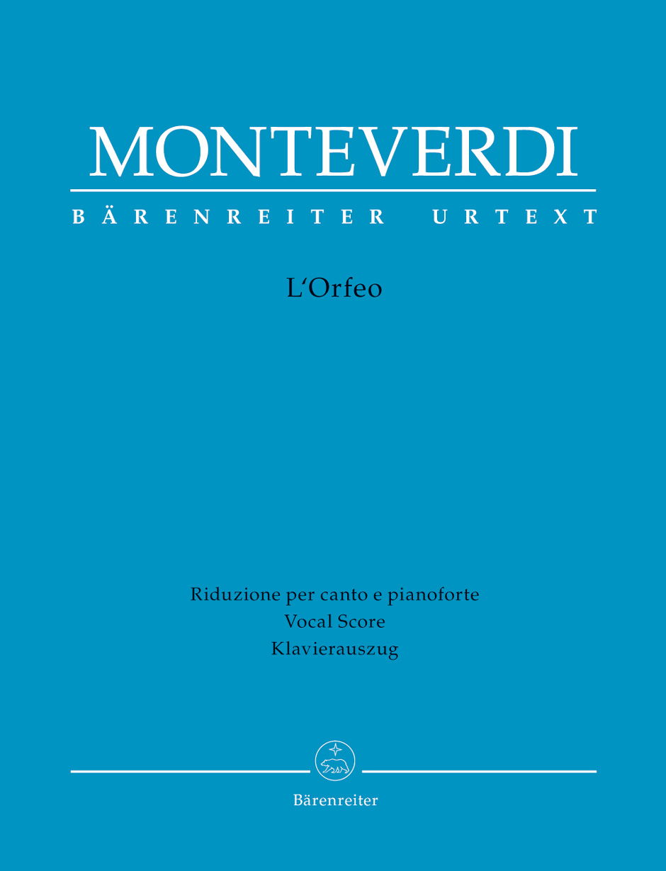 MONTEVERDI. - L'ORFEO. FAVOLA IN MUSICA. KLAVIERAUSZUG (RINALDO ALESSANDRINI)