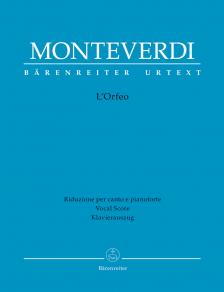 MONTEVERDI. - L'ORFEO. FAVOLA IN MUSICA. KLAVIERAUSZUG (RINALDO ALESSANDRINI)