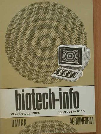 Biotech-info 1989. november [antikvár]