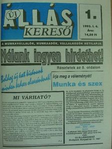 Új Álláskereső 1993. január-december [antikvár]