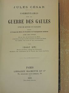Jules César - Commentaires sur la Guerre des Gaules [antikvár]