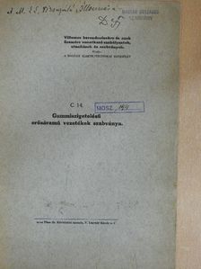 Gummiszigetelésű erősáramú vezetékek szabványa [antikvár]