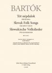 Bartók Béla - TÓT NÉPDALOK - FÉRFIKARRA