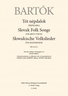 Bartók Béla - TÓT NÉPDALOK - FÉRFIKARRA